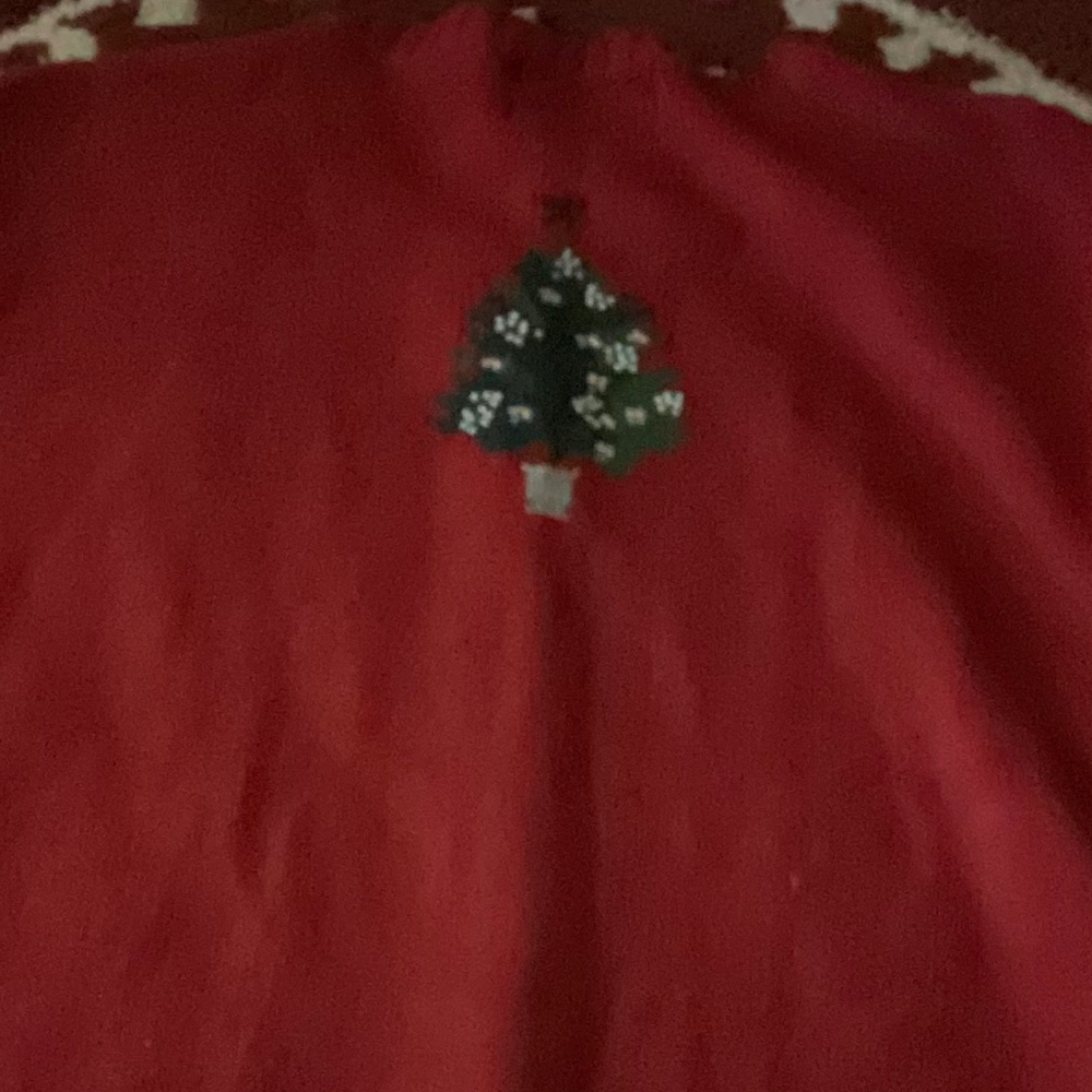 Fun and Whimsical, vintage Christmas Tree Cardigan - Picture 12 of 12